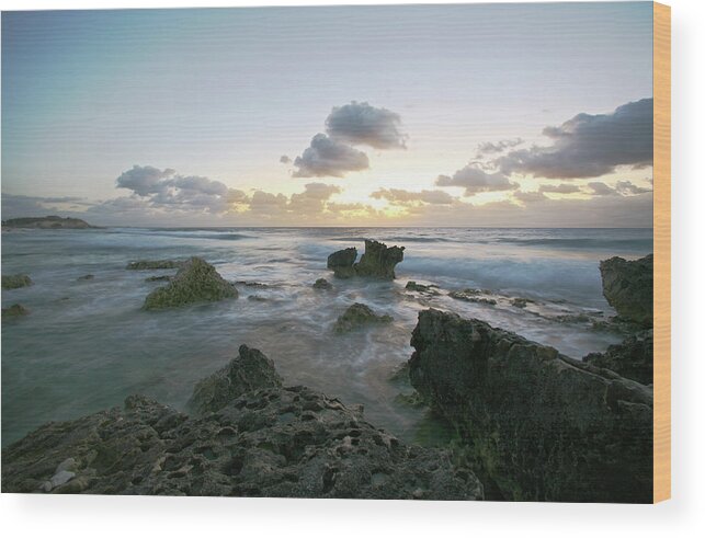 Cozumel Wood Print featuring the photograph Cozumel Sunrise by Robert Och