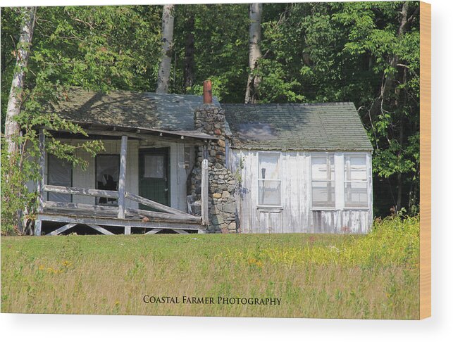 House Wood Print featuring the photograph Crumbling by Becca Wilcox