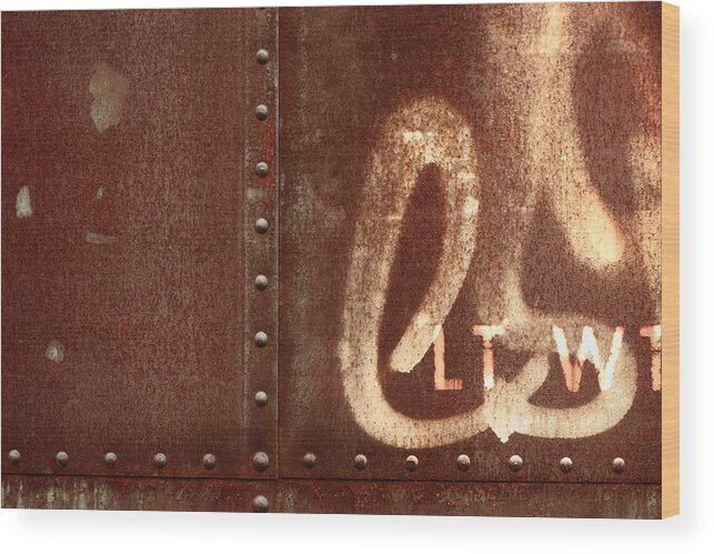 Rust Wood Print featuring the photograph Csltw by Kreddible Trout