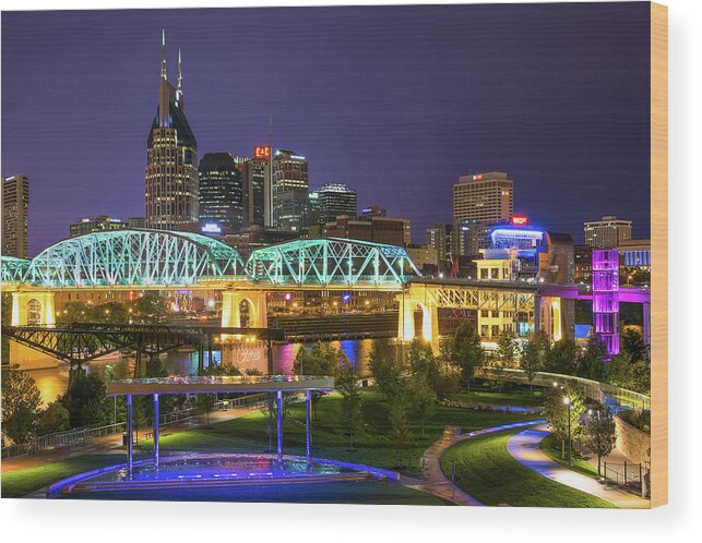 2014 Wood Print featuring the photograph Cumberland Park Reflections by Kenneth Everett