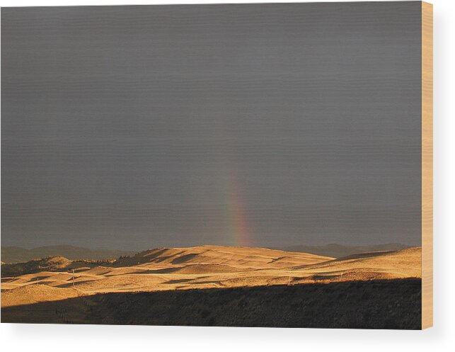 Montana Wood Print featuring the photograph Dark Sky - Montana by DArcy Evans