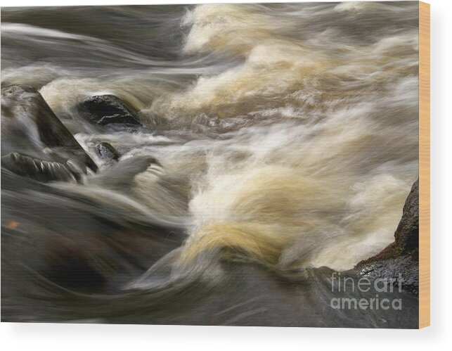 Waterfalls Wood Print featuring the photograph Dave's Falls #7431 by Mark J Seefeldt