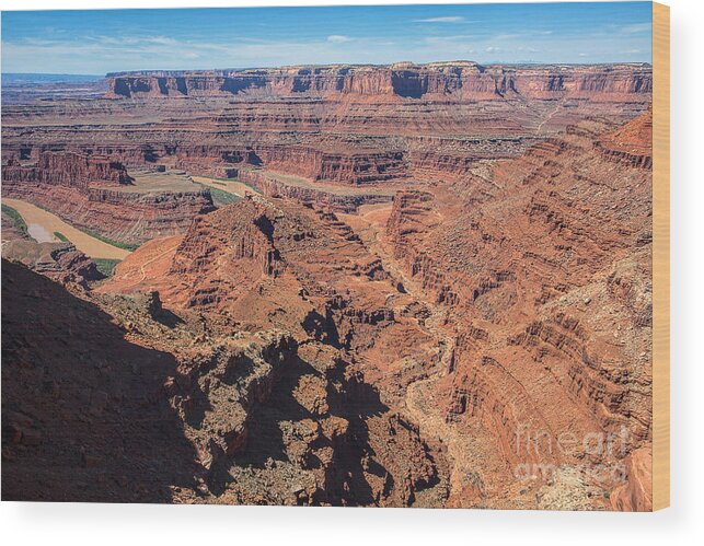  Red Rocks Wood Print featuring the photograph Dead Horse Point by Jim Garrison