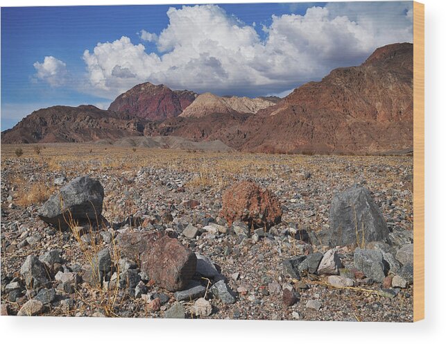 Death Valley National Park Wood Print featuring the photograph Death Valley National Park Basin by Kyle Hanson