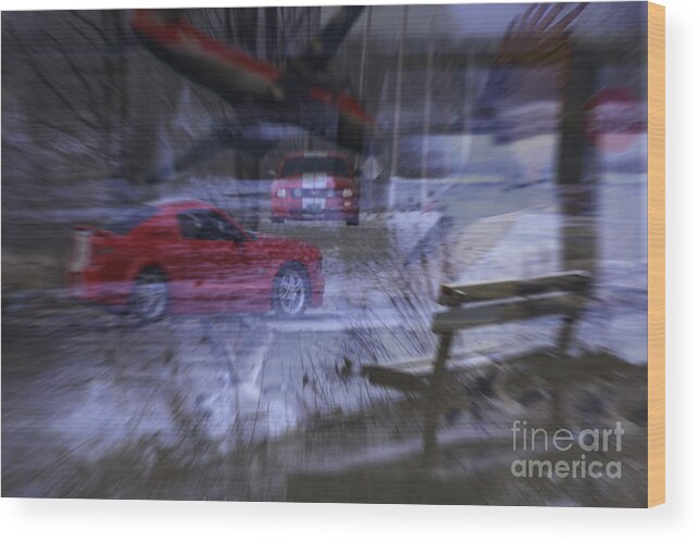 Life Wood Print featuring the digital art Deceptions by Cathy Beharriell