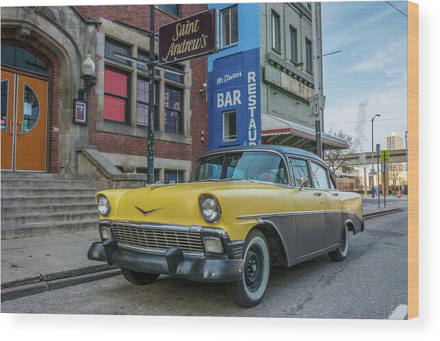 Chevrolet Wood Print featuring the photograph Detroit Classic by Pravin Sitaraman