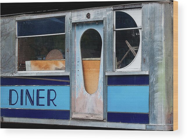 Diner Shapes Wood Print featuring the photograph Diner Shapes, detail 4 - by Julie Weber