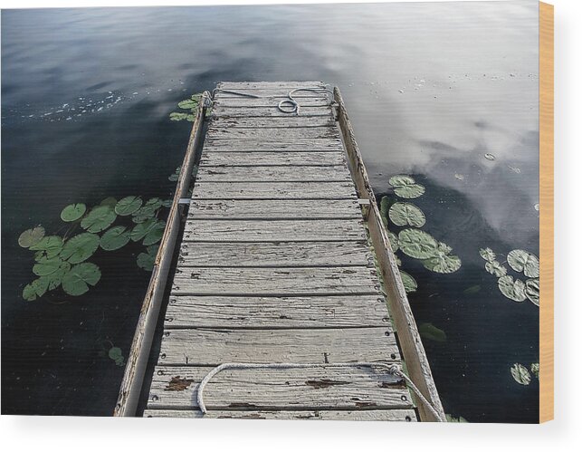 Dock Wood Print featuring the photograph Dock of the Bay by Deborah Penland