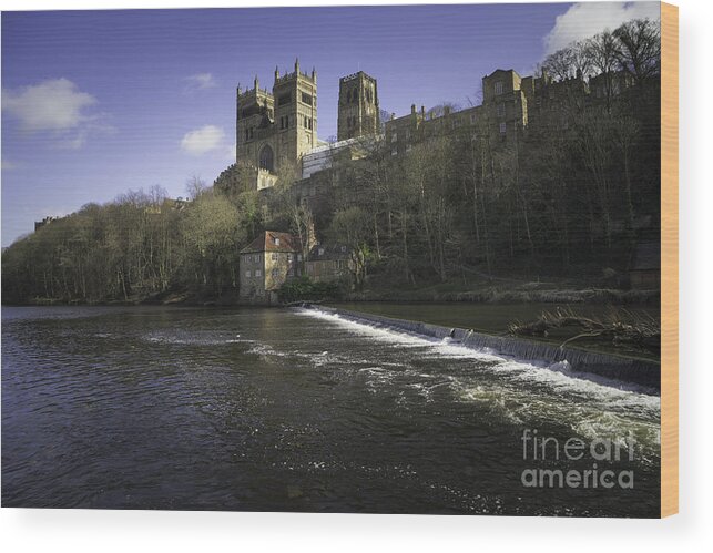 Durham Cathedral Wood Print featuring the photograph Durham Cathedral by Smart Aviation