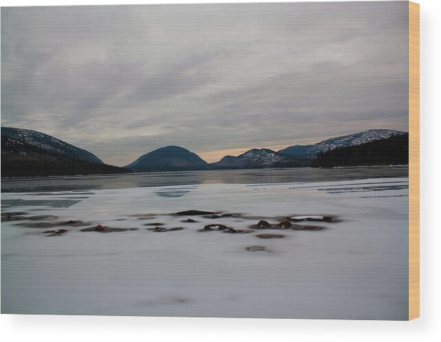 Water Wood Print featuring the photograph Eagle Lake Sunset I by Greg DeBeck