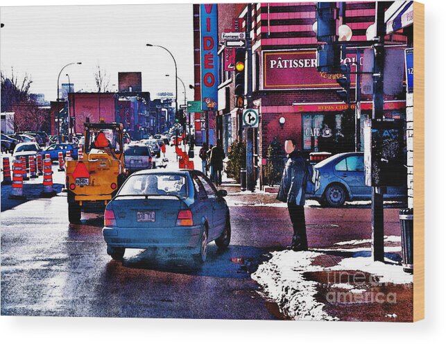 D90 Wood Print featuring the photograph East End Montreal by Reb Frost
