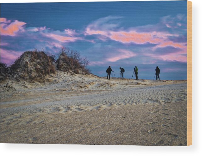 Landscapes Wood Print featuring the photograph End of Day by Donald Brown