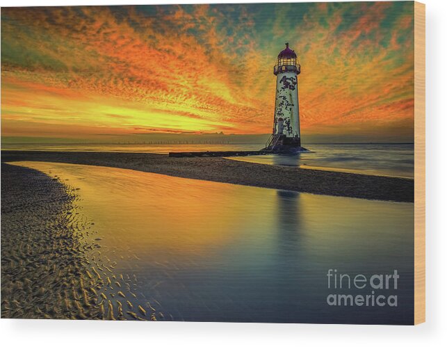 Sunset Wood Print featuring the photograph Evening Delight by Adrian Evans