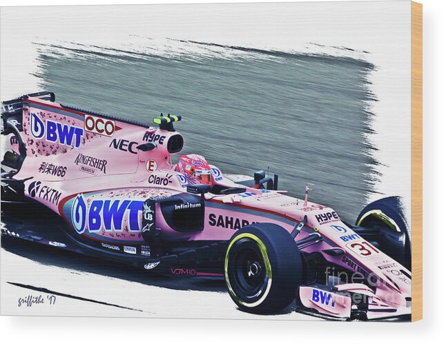 F1 Wood Print featuring the photograph F1 2 by Tom Griffithe