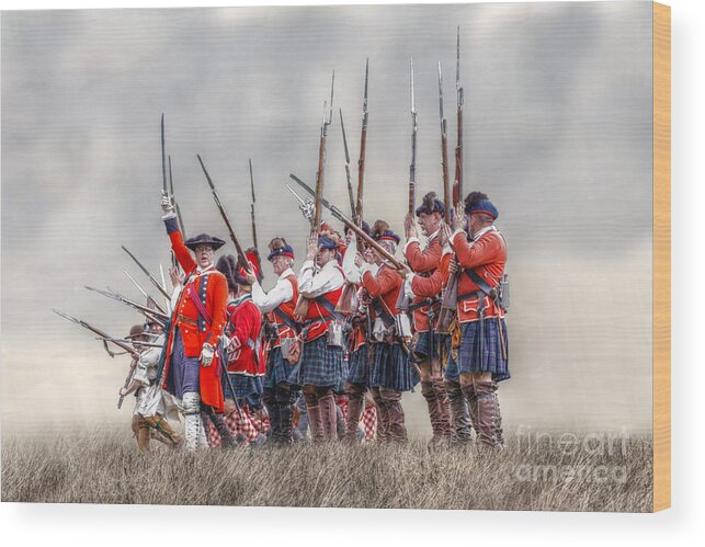 War Wood Print featuring the digital art Field Of Battle The Charge by Randy Steele