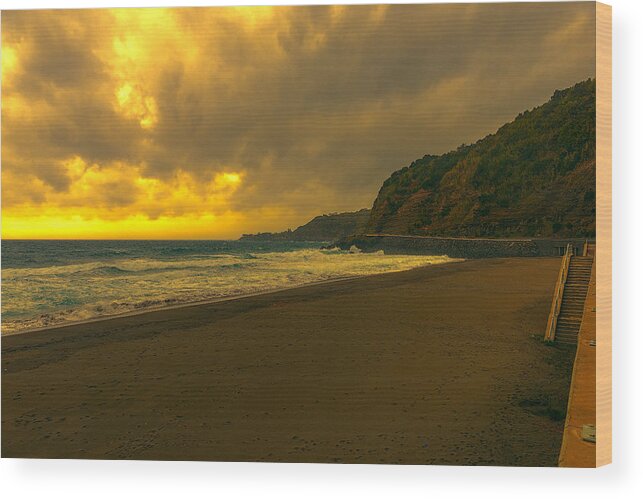 Azores Wood Print featuring the photograph Fine Art Colour-197 by Joseph Amaral