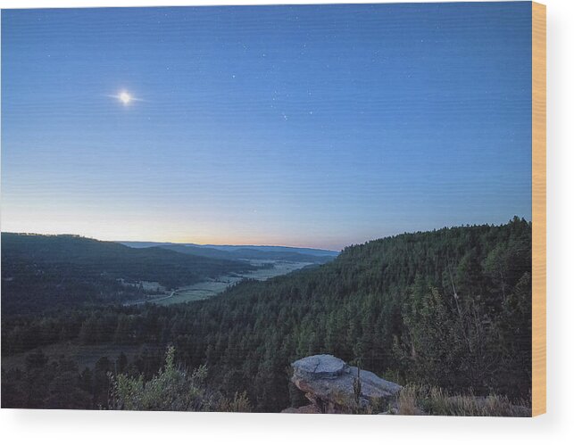 Dawn Wood Print featuring the photograph First Light at Salt Creek by Fiskr Larsen