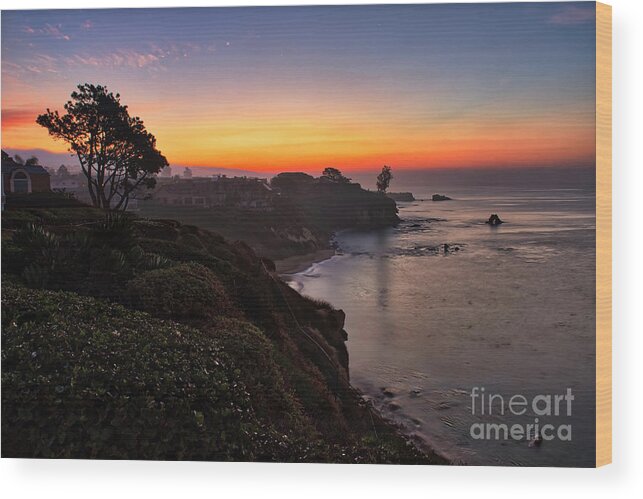 First Wood Print featuring the photograph First Sunrise of 2018 by Eddie Yerkish