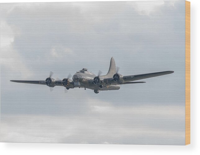 B-17 Wood Print featuring the photograph Flying Fortress Sally B by Gary Eason