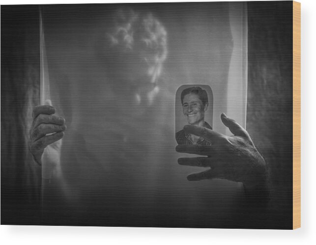 Portrait Wood Print featuring the photograph Forever In My Heart by Vito Guarino