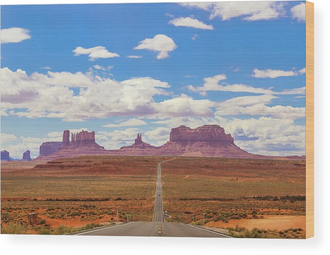 Usa Wood Print featuring the photograph Forrest Gump Point by Alberto Zanoni