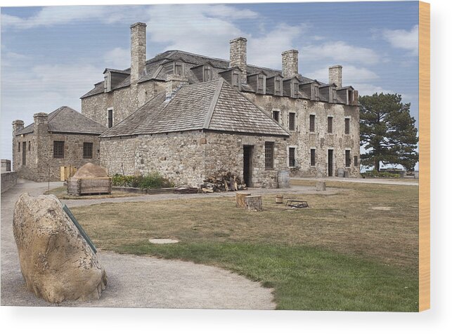 Old Fort Niagara Wood Print featuring the photograph Fort 5 by Peter Chilelli