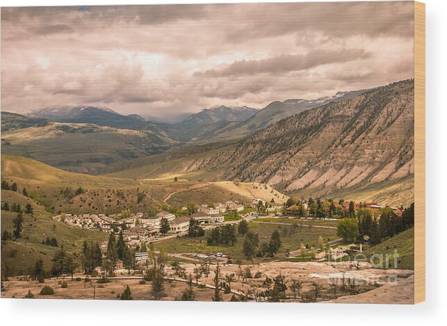 Mammoth Wood Print featuring the photograph Fort Yellowstone by Robert Bales