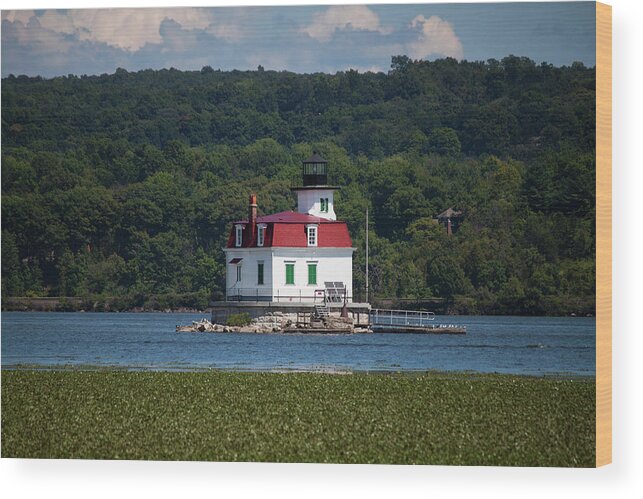 Lighthouse Wood Print featuring the photograph Fresh Paint by Jeff Severson