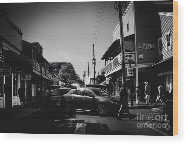 Front Street Wood Print featuring the photograph Front Street by Sharon Mau