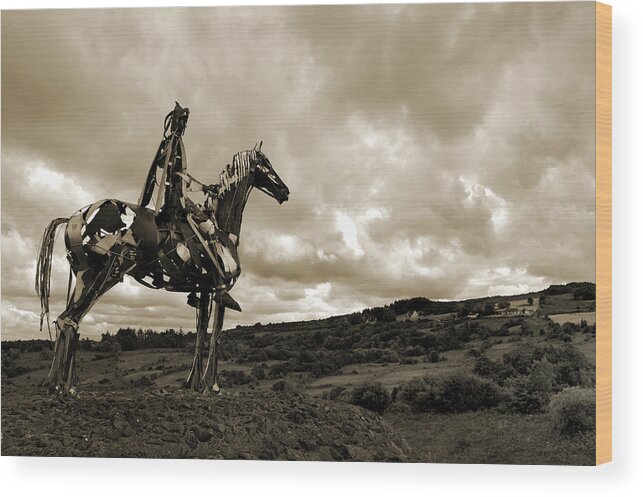 Gaelic Chieftain Wood Print featuring the photograph Gaelic Chieftain. by Terence Davis
