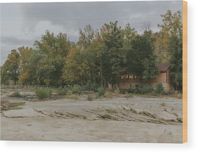 Cumberland Falls Wood Print featuring the photograph Gift Shop at Cumberland Falls by Amber Flowers