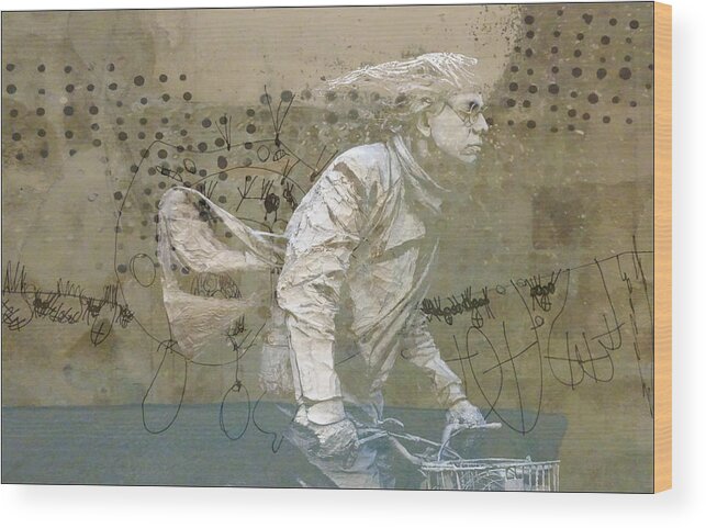 Bicycle Wood Print featuring the photograph Going For Gold by Paul Lovering
