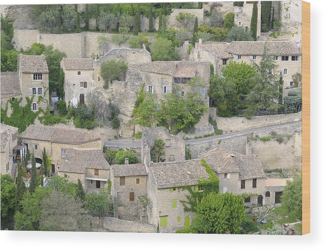 France Wood Print featuring the photograph Gordes - France by Kevin Oke