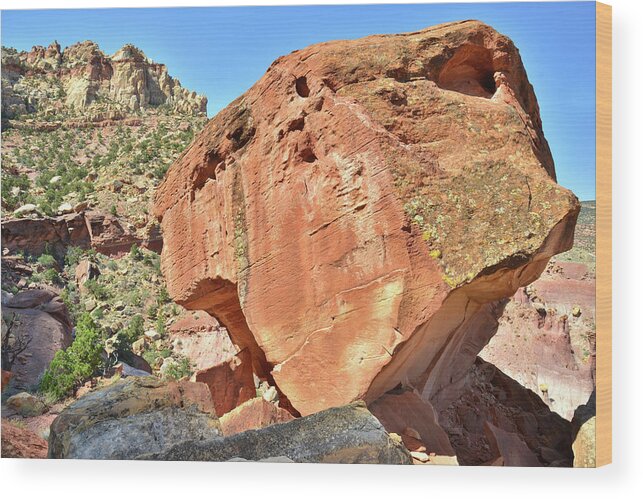 Capitol Reef National Park Wood Print featuring the photograph Grand Orange Diamond by Ray Mathis