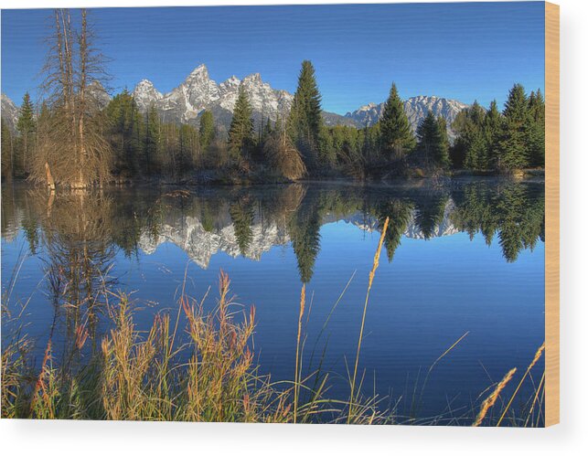 No People Wood Print featuring the photograph Grand Teton National Park by Brett Pelletier