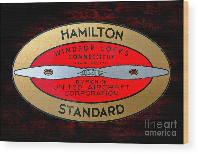 Hamilton Wood Print featuring the photograph Hamilton Standard Windsor Locks by Olivier Le Queinec