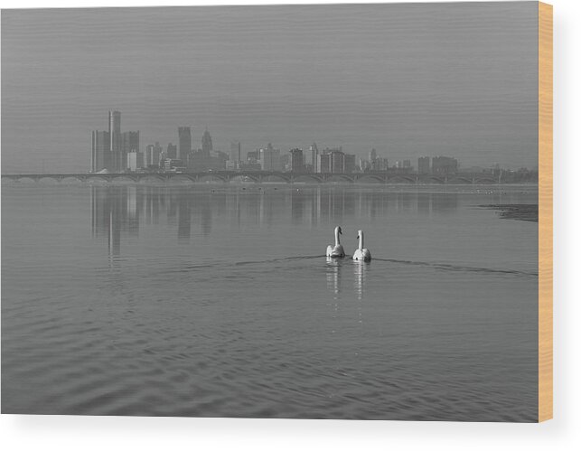 Detroit Wood Print featuring the photograph Happy Couple by Pravin Sitaraman