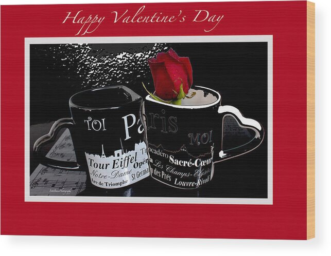 Happy Valentine's Day Wood Print featuring the photograph Happy Valentine's Day by Ivete Basso Photography