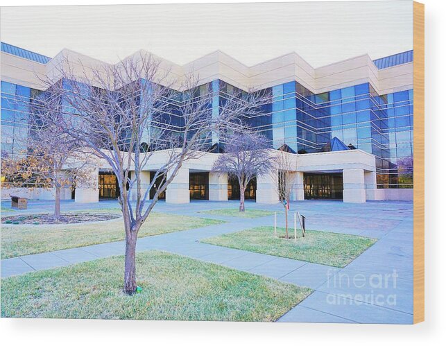 City Wood Print featuring the photograph Hays Kansas by Merle Grenz