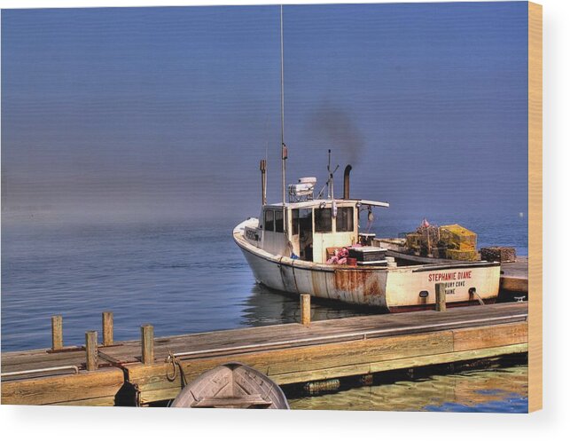 Water Wood Print featuring the photograph Heading Out to Sea by Greg DeBeck