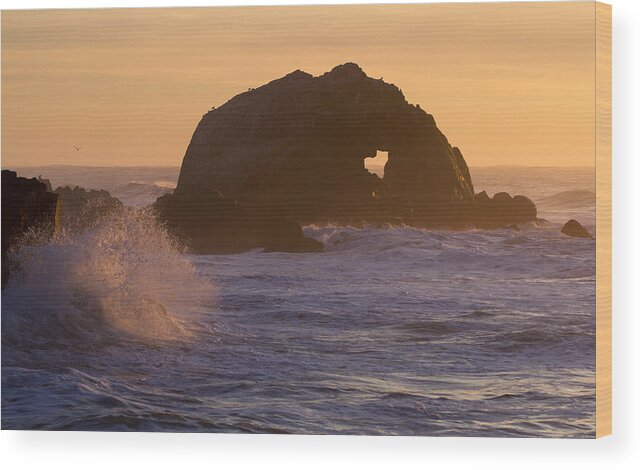 San Francisco Wood Print featuring the photograph Heart of the Ocean by Nathan Rupert