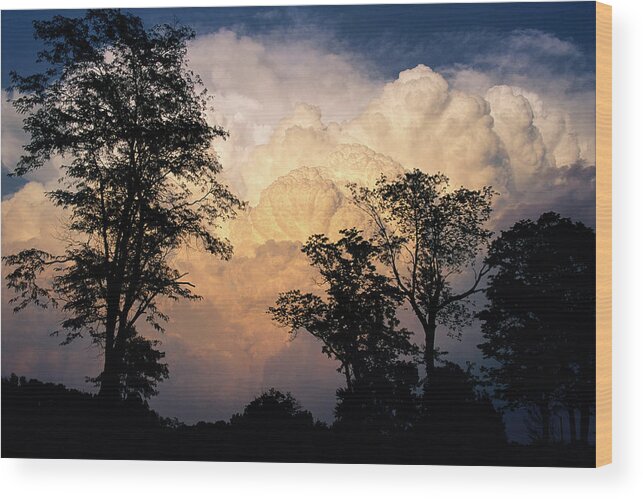 Cumulonimbus Cloud Wood Print featuring the photograph Heat by Naoki Aiba