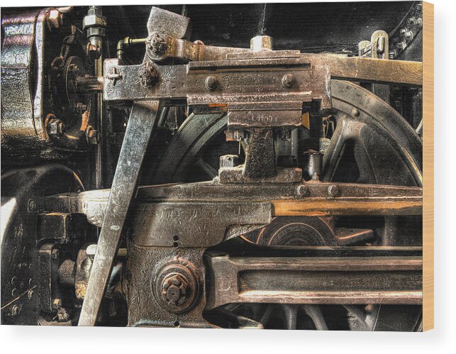 Train Wood Print featuring the photograph Heavy Wheel by Scott Wyatt