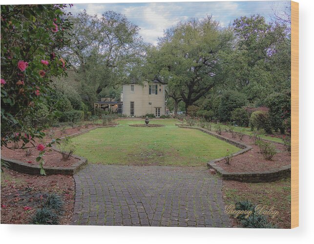 Ul Wood Print featuring the photograph Heyman Garden 03 by Gregory Daley MPSA