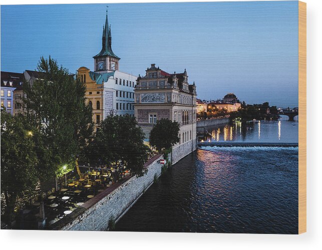 River Wood Print featuring the photograph Historic Prague by M G Whittingham