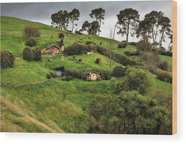 Photograph Wood Print featuring the photograph Hobbit Valley by Richard Gehlbach