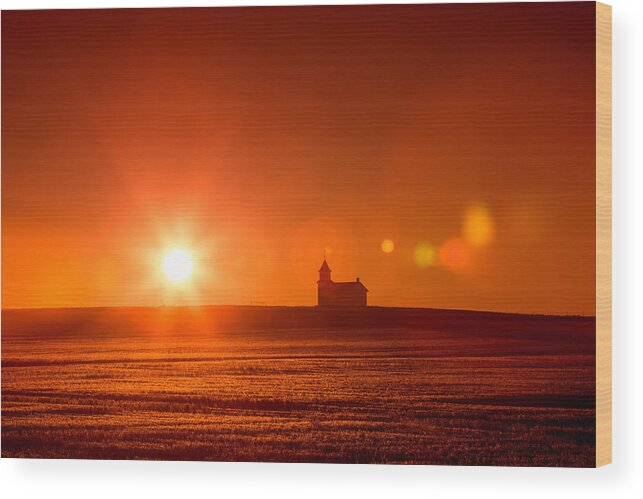 Sunrise Wood Print featuring the photograph Holy Light by Todd Klassy