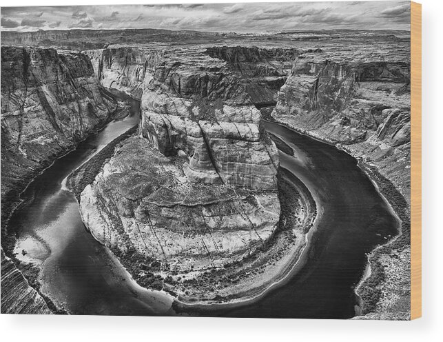 Arizona Wood Print featuring the photograph Horseshoe Bend by John Roach
