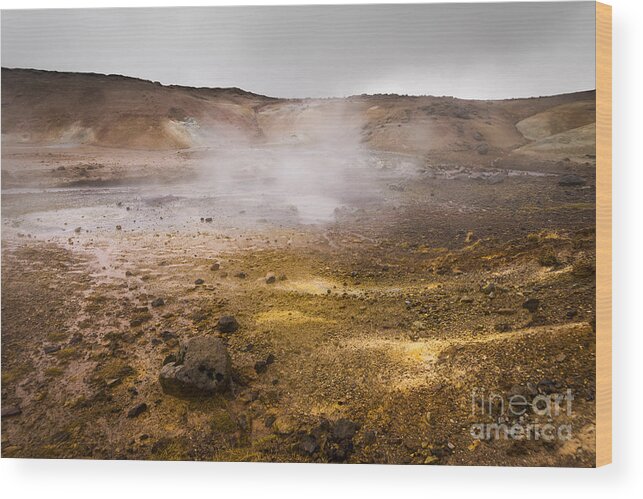 Beautiful Wood Print featuring the photograph Hot Earth by Svetlana Sewell
