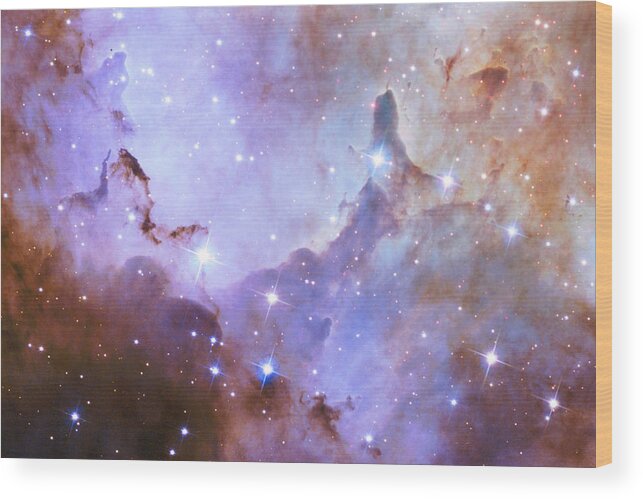 Nasa Wood Print featuring the photograph Hubble Space Telescope Celebrates 25 Years of Unveiling the Universe by Eric Glaser